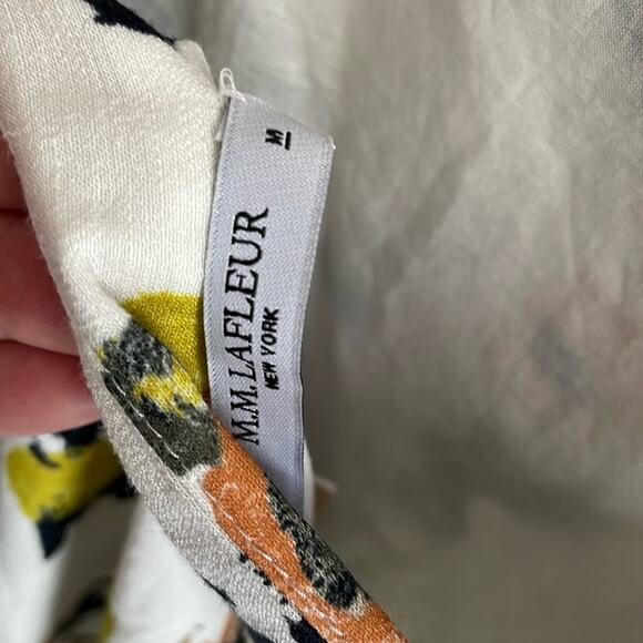 M.M.LaFleur The Gali Dress Meadow Print Linen - Picture 12 of 16